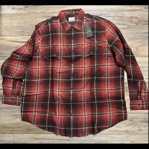 NWT -2XLT Mutual Weave Twill Big and Tall Mens Classsic Fit Long Sleeve MSRP $50